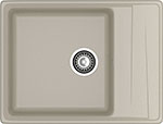 Кухонная мойка GranFest LEVEL 660L, 660х500 мм, топаз (LV-660L топаз) затирка unis colorit топаз 2 кг
