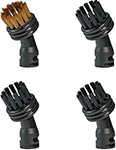 Набор аксессуаров для пароочистителя Bort Round brush (SET BDR-1700 (3+1) Mix насадка для пароочистителя bort floor scrub brush 93413007