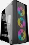

Компьютерный корпус Powercase Rhombus X3 Mesh LED (CMRMX-L3), Черный