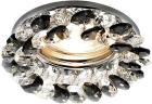 

Встраиваемый светильник Ambrella Light Crystal K206 BK/CH, Черный/хром