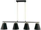 

Люстра подвесная Lussole Loft Yukon (LSP-8054), Черный/золотистый