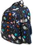 

Ранец, рюкзак, сумка Brauberg KIDS SET, с пеналом в комплекте, Space infinity (272099), Черный