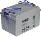 

Тяговый аккумулятор Gelbert 6-EVF-60 (12V64A/H C5), Серый