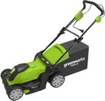 фото Колесная газонокосилка greenworks glm 1241