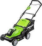 Колесная газонокосилка Greenworks 40 V G-max G 40 LM 40 без аккумулятора и зарядного устройства 2504707