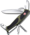 

Нож перочинный Victorinox RangerGrip 61 130 мм 11 функций с фиксатором лезвия зелёный с чёрным