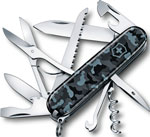 Нож перочинный Victorinox Huntsman Navy Camouflage, 91 мм, 15 функций, серо-синий камуфляж пленка защитная гидрогелевая krutoff для oppo reno 3 pro камуфляж синий