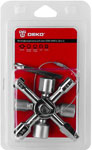 Многофункциональный ключ Deko MW01 (10 в 1) серебристый многофункциональный ключ для электрошкафов optimus
