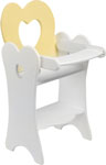 фото Кукольный стульчик paremo для кормления цвет: нежно-желтый