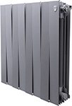 Водяной радиатор отопления Royal Thermo PianoForte 500 new/Silver Satin - 8 секц. НС-1176341
