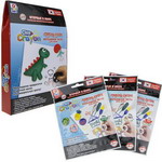 Набор тесто-мелков 1 Toy Clay Crayon ''Динозавр'' (3 цвета по 30 гр) в коробке 13,9x19x3 см Т19012 набор тесто мелков 1 toy clay crayon инопланетянин 3 а по 30 гр в коробке 13 9x19x3 см т19011