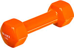 Гантель обрезиненная Bradex оранжевая 1,5 кг SF 0534 гантель bradex обрезиненная 3 кг красная sf 0163