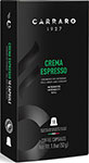 Кофе молотый в капсулах Carraro CREMA ESPRESSO 52 г (система Nespresso) кофе в капсулах monarch для nespresso espresso intenso 10 52г