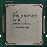 Процессор Intel Pentium G6405 Comet Lake 4100 МГц Cores 2 4Мб Socket LGA1200 58 Вт GPU UHD 610 BOX BX80701G6405SRH3Z