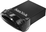 Флеш-накопитель Sandisk Ultra Fit [3.1 64 Gb пластик черный] флеш накопитель sandisk cruzer glide [3 0 64 gb пластик ]