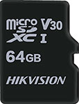 Карта памяти Hikvision microSDXC 64Gb Class10 HS-TF-C1STD)/64G/ZA Z01X00/OD  w/o adapter