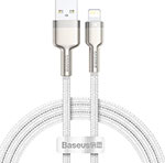 фото Дата-кабель baseus usb на iphone 2.4a 1м cafule белый caljk-a02