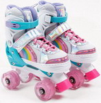 Детские роликовые коньки Amarobaby Disco раздвижные со светящимися колесами розовые размер 30-33 (AMARO-35Di-Pi-30) беговел самокат rant rider со светящимися колесами белый