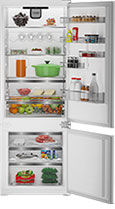 Встраиваемый двухкамерный холодильник Hotpoint HBT 400I, белый