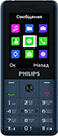 

Мобильный телефон Philips Xenium E169 серый