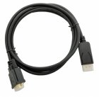 Кабель NONAME DisplayPort (m) DVI (m) 2м черный кабель noname 1 1v displayport m vga m 3м