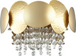 Бра Odeon Light CLASSIC, золото/хрусталь/металл (4636/2W) декор для творчества металл эмаль радуга с ромашкой золото микс 1 8х2 5 см