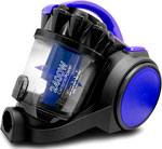 Пылесос напольный Ginzzu VS435 циклонный (черный/синий) - фото 1