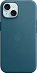 чехол накладка apple silicone case with magsafe marigold для iphone 13 mini силикон весенняя мимоза mm1u3ze a Чехол клип-кейс   Apple для iPhone 15 (MT3G3FE/A) with MagSafe, Pacific Blue