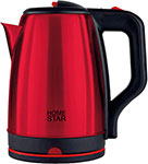 Чайник электрический Homestar HS-1003, 1.8 л, красный тостер homestar hs 1050 красный 106194