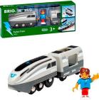 

Турбопоезд Brio с функцией движения вперед и назад, ускорение (36003), Белый/серый