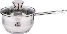Ковш Rashel R-14/80м, 1.2 л, из нержавеющей стали, со стеклом. кр. 14х8 см