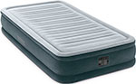 Надувная кровать Intex 99х191х33 см ''Comfort-Plush'' встр. насос, 220В, до 136 кг надувная кровать intex 152х203х46 см comfort plush встр насос 220в до 272 кг