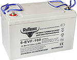 Тяговый аккумулятор Rutrike 6-EVF-100 (12V100A/H C3) гелевый тяговый аккумулятор rutrike