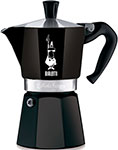 

Гейзерная кофеварка Bialetti Moka Express Black 6 порций 0004953/NP