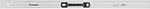 Линейка-уровень Matrix 30577, 1000 мм, металлическая, пластмассовая ручка 2 глазка