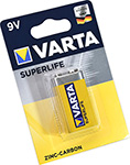 Батарейка Varta SUPERLIFE 9V, бл.1