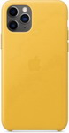 фото Чехол (клип-кейс) apple iphone 11 pro leather case - meyer lemon mwya2zm/a