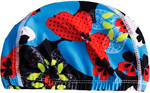 Шапочка для плавания Bradex сине-красная SF 0320 (полиэстер) шапочка для плавания взрослая силиконовая onlytop триколор обхват 54 60 см