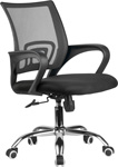 

Кресло Riva Chair 8085 JE Чёрная сетка/Хром крестовина