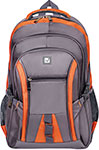 Рюкзак городской Brauberg ''SpeedWay 2'', 25 л, ткань, серо-оранжевый, 224448 рюкзак школьный ubot jumbo 28l expandable spine protection schoolbag оранжевый