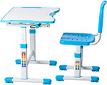 Комплект парта + стул трансформеры FunDesk Sole II Blue, 221906