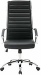 Кресло Brabix ''Style EX-528'', экокожа, хром, черное, 531947 кресло офисное brabix prime ex 515 экокожа черное 531569