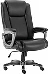 Кресло Brabix PREMIUM ''Solid HD-005'', НАГРУЗКА до 180 кг, рециклированная кожа, черное, 531941
