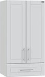 Шкаф подвесной СаНта Дублин 48*90, 1 ящик, над стиральной машиной (423002) шкаф подвесной белый глянец санта дублин 423002