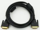 Кабель NONAME DVI-D (m) DVI-D (m) 3м феррит.кольца черный кабель noname cable10 db15 m db15 m 10м феррит кольца