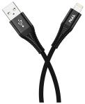 Кабель TFN Lightning Nexus 1.2м., черный (TFN-C-MP-AL-12M-BK)