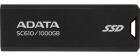 

Внешний SSD диск Adata 1TB USB 3.2 (SC610-1000G-CBK/RD), Черный