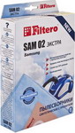 Набор пылесборников Filtero SAM 02 (4) ЭКСТРА Anti-Allergen пылесборник filtero flz 06 экстра