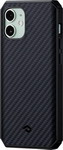 

Чеxол (клип-кейс) Pitaka для iPhone 12 mini черно-серый (KI1201MMP)