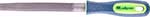 Напильник Сибртех 16324, 150 мм, полукруглый, двухкомпонентная рукоятка, №2 напильник сибртех 16332 300 мм полукруглый деревянная ручка